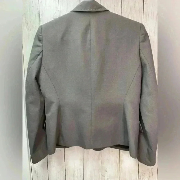 Anne Klein Gray Blazer Size 8p  Work/Career/Wool - Picture 5 of 11
